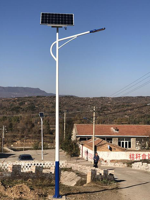 Solar street lamp in New Countryside